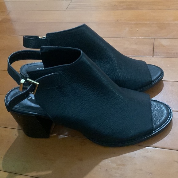 Kenneth Cole leather peep toe sandals size 9.5 - Picture 9 of 11